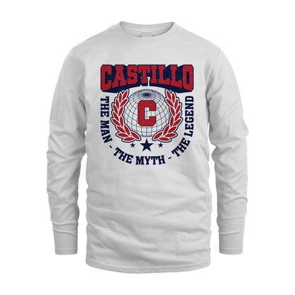 The Man The Myth The Legend Logo Shirt CASTILLO M1-30