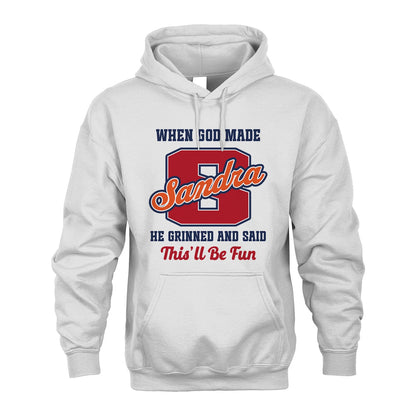 God Made Your Name Custom Shirt SANDRA M1-16