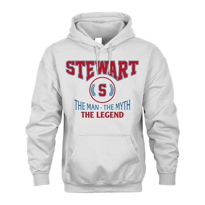 The Man The Myth The Legend Jet Style Shirt STEWART M1-9