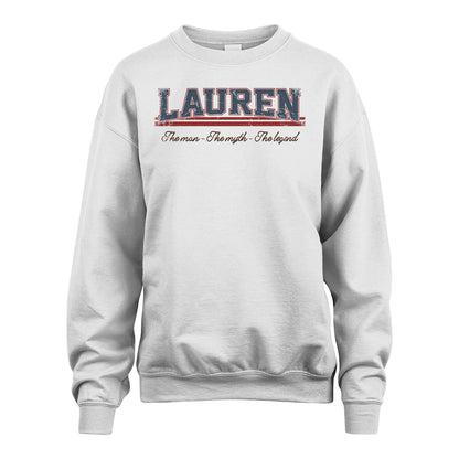 The Man The Myth The Legend Vintage Shirt LAUREN M1-6