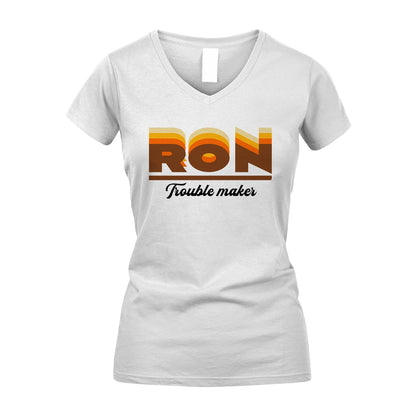 Your Name Trouble Maker Funny Shirt RON M1-34