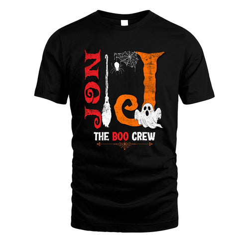 The Boo Crew Halloween With Your Name Shirt JON M1-23