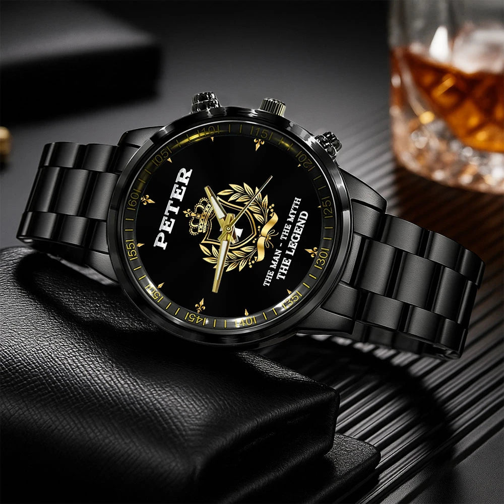 The Man The Myth The Legend King Crown Watch PETER M1-W4