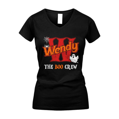 The Boo Crew Halloween Custom Name Shirt WENDY M1-22