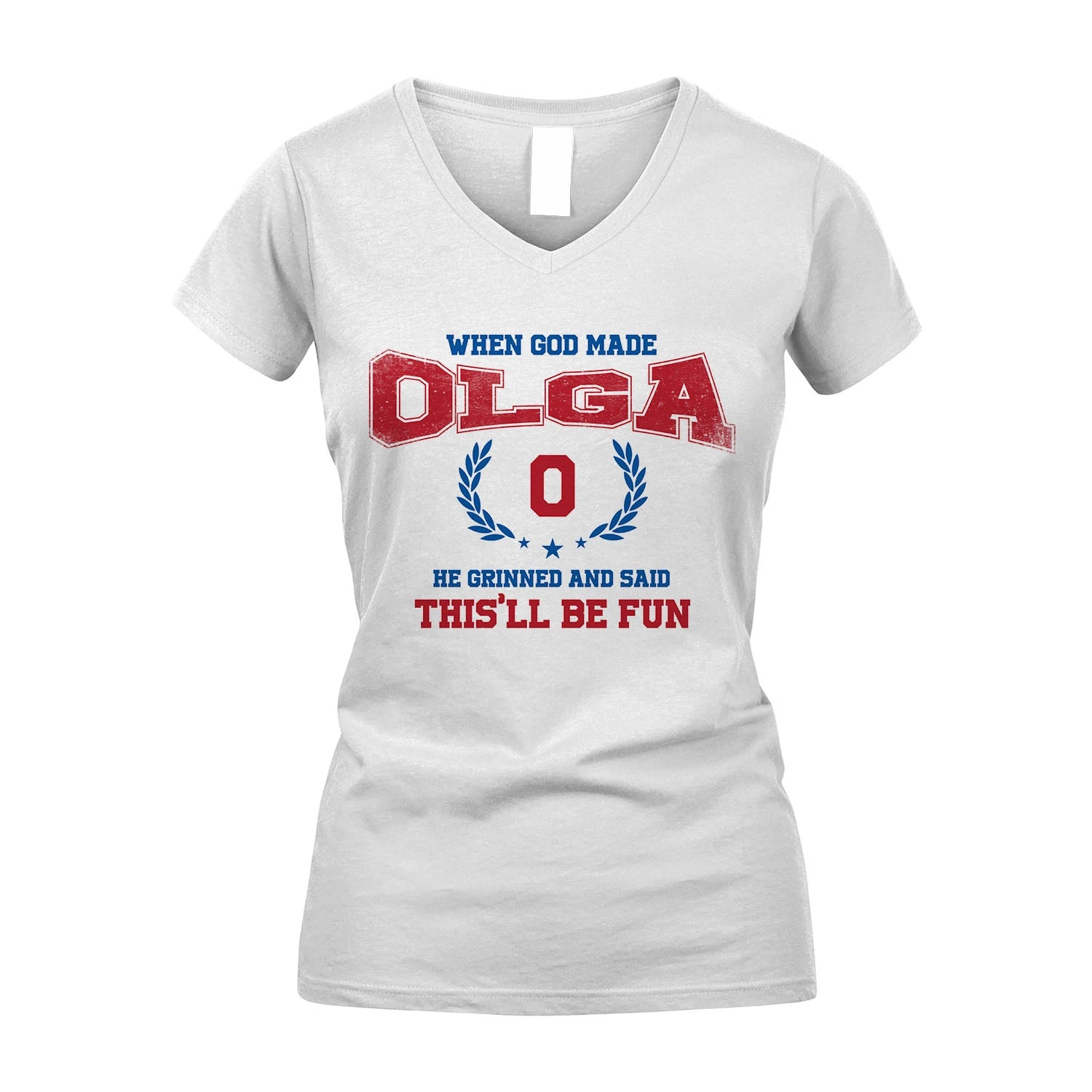 When God Made He Grinned And Said This'll Be Fun Shirt OLGA M1-12
