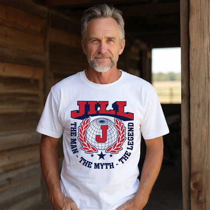 The Man The Myth The Legend Logo Shirt JILL M1-30