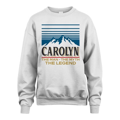 The Man The Myth The Legend Vintage Mountain Shirt CAROLYN M1-19
