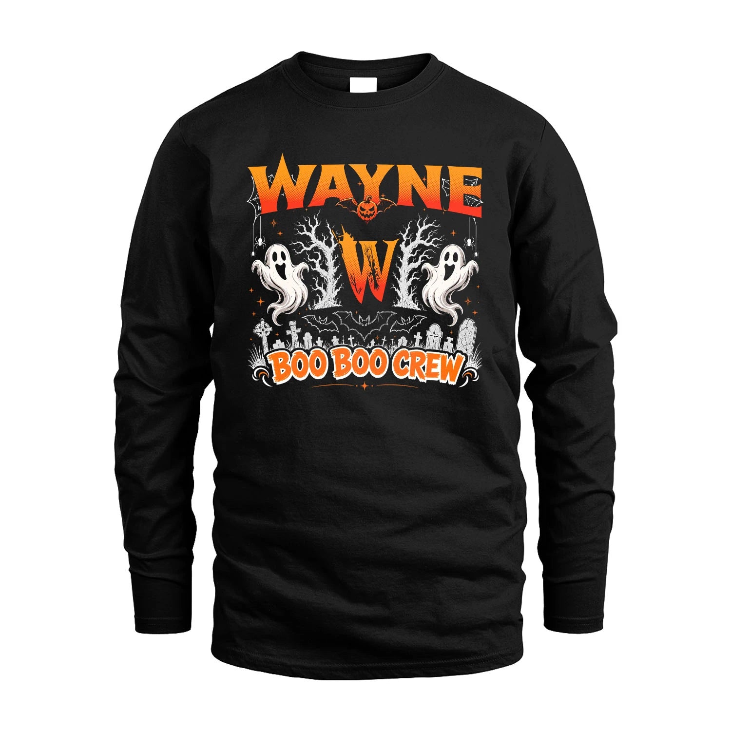 Boo Boo Crew Halloween Custom Name Shirt WAYNE M1-28