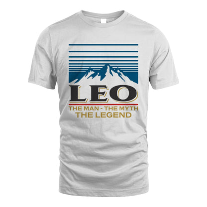 The Man The Myth The Legend Vintage Mountain Shirt LEO M1-19