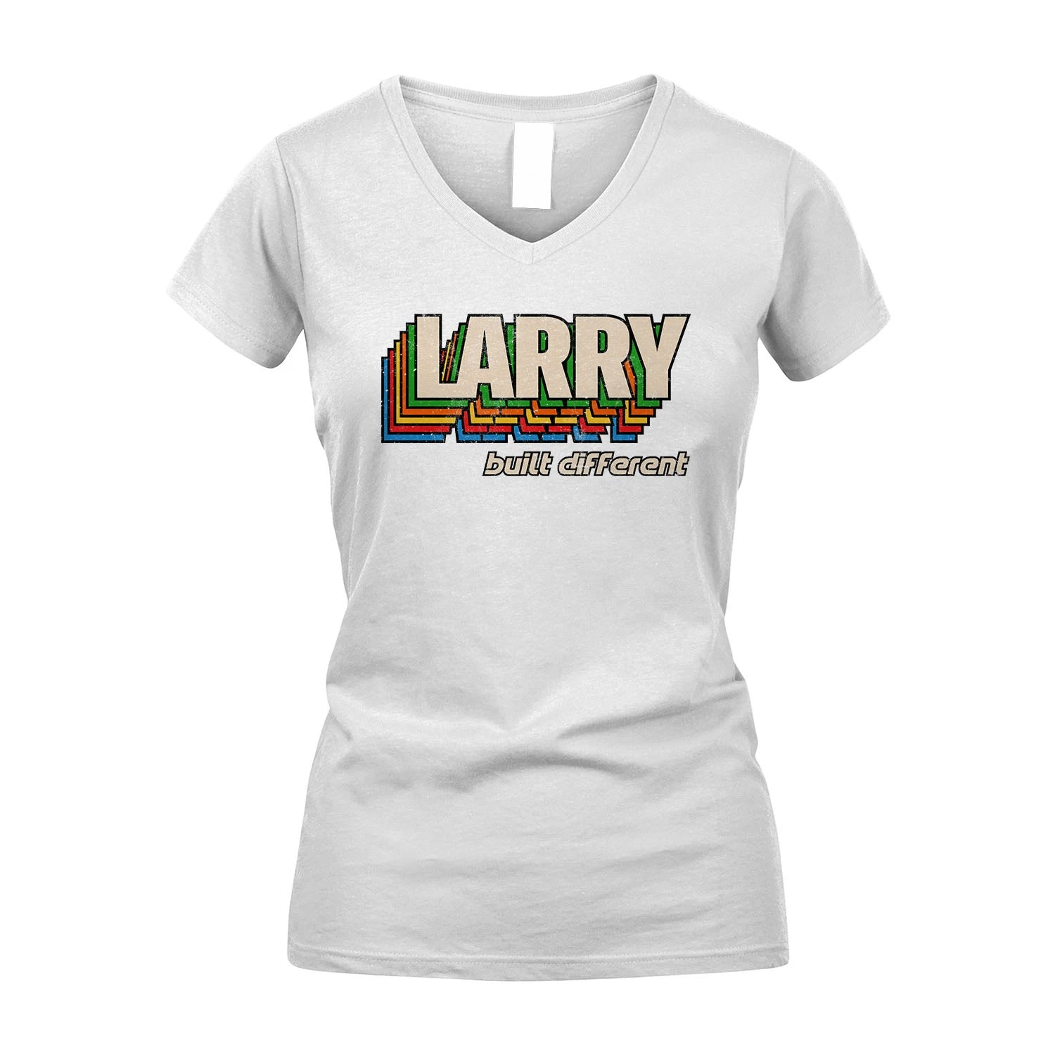 Your Name Built Different Retro Shirt LARRY M1-26
