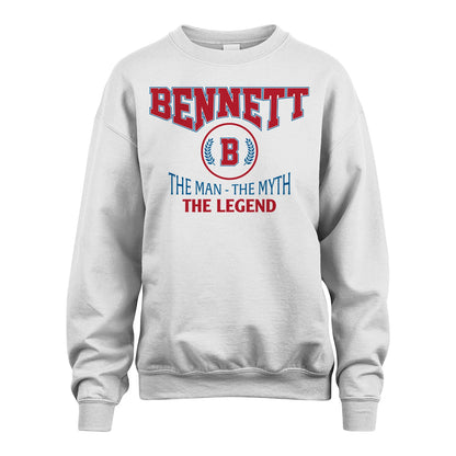 The Man The Myth The Legend Jet Style Shirt BENNETT M1-9