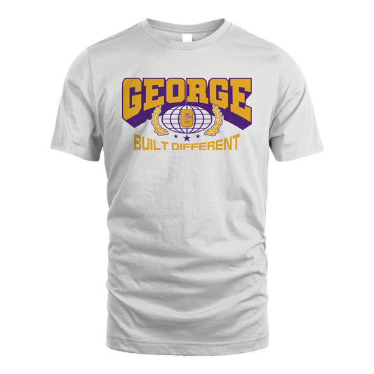 Your Name Built Different Sporty Shirt GEORGE M1-32
