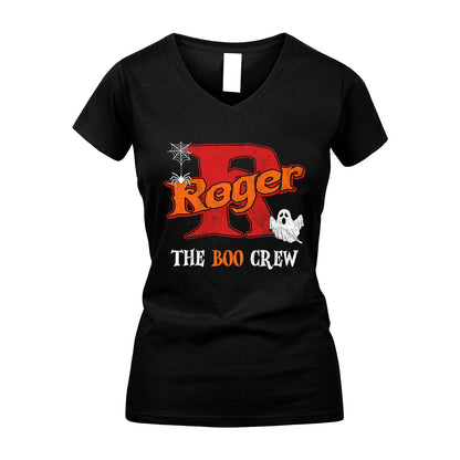 The Boo Crew Halloween Custom Name Shirt ROGER M1-22