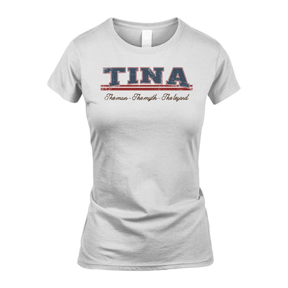 The Man The Myth The Legend Vintage Shirt TINA M1-6