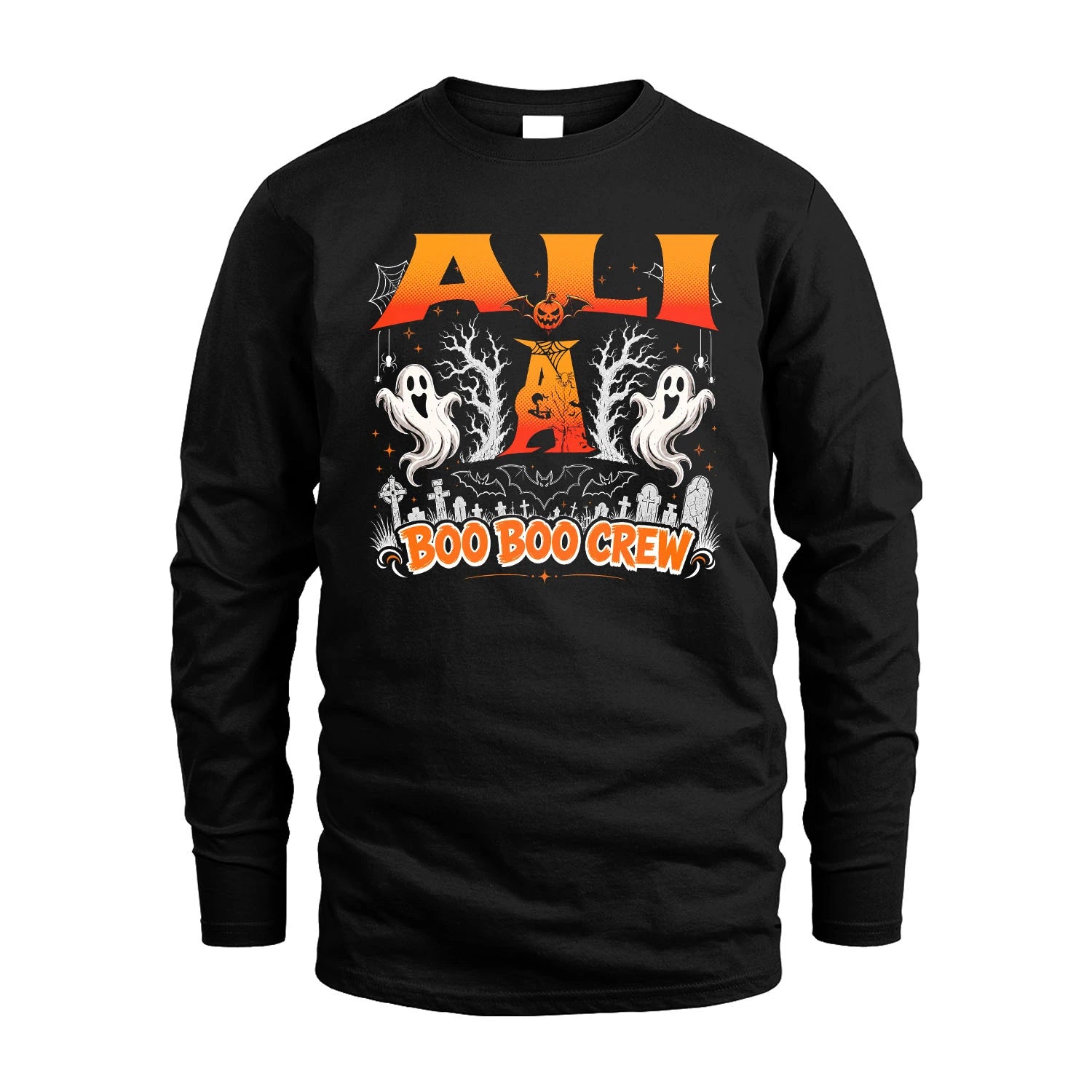 Boo Boo Crew Halloween Custom Name Shirt ALI M1-28