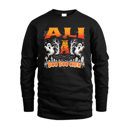 Boo Boo Crew Halloween Custom Name Shirt ALI M1-28