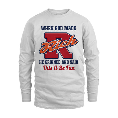 God Made Your Name Custom Shirt RICH M1-16
