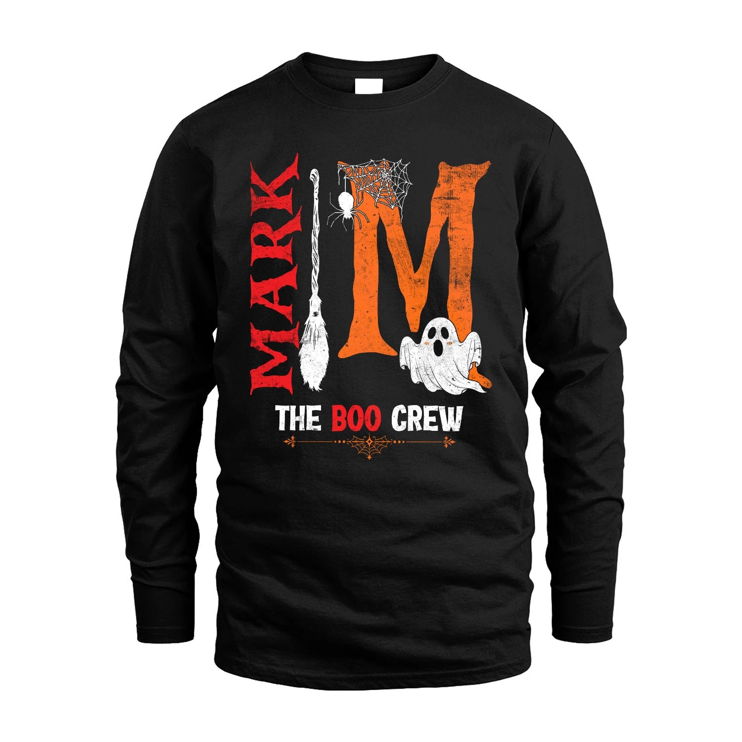 The Boo Crew Halloween With Your Name Shirt MARK M1-23