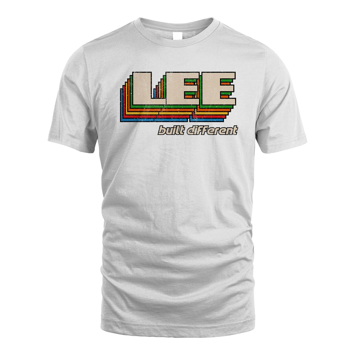 Your Name Built Different Retro Shirt LEE M1-26