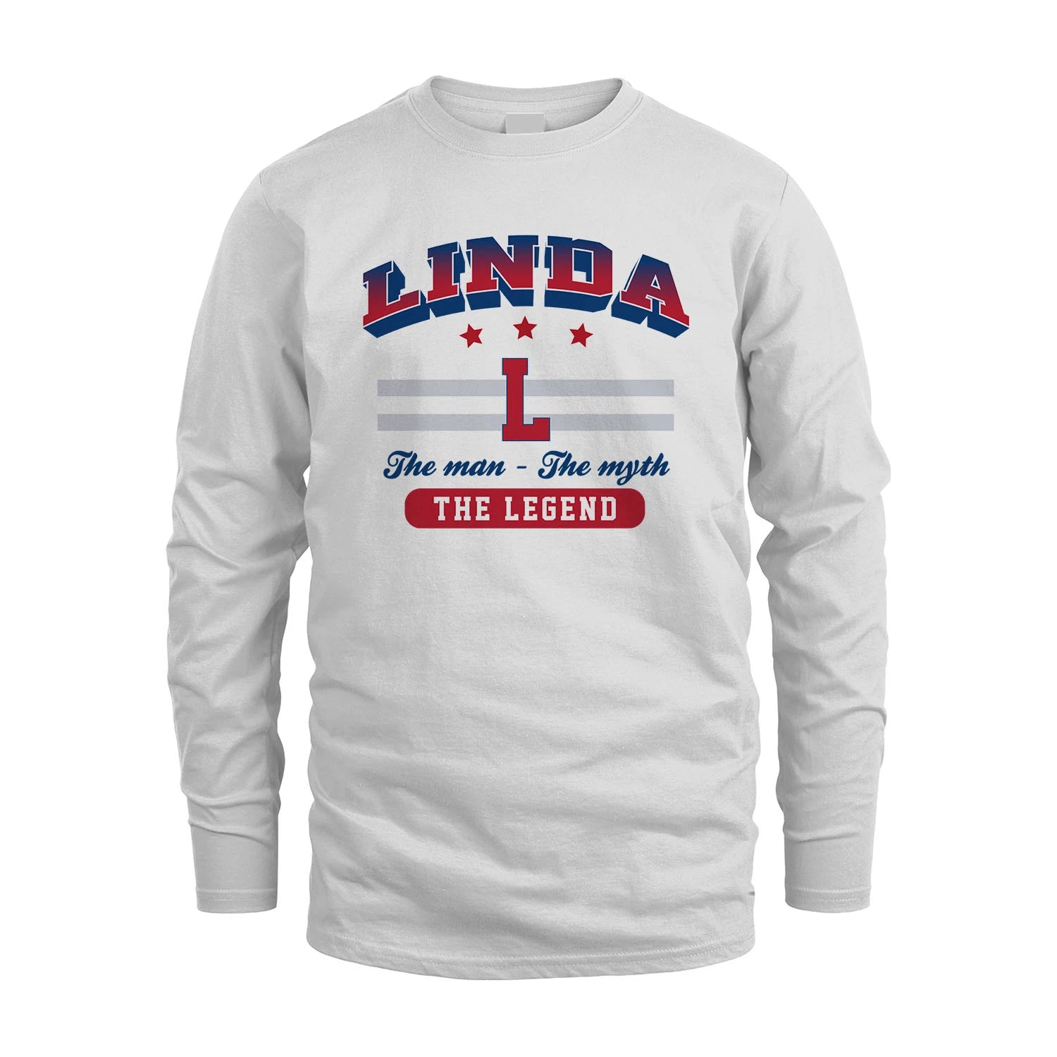 The Man The Myth The Legend With Your Name Shirt LINDA M1-35