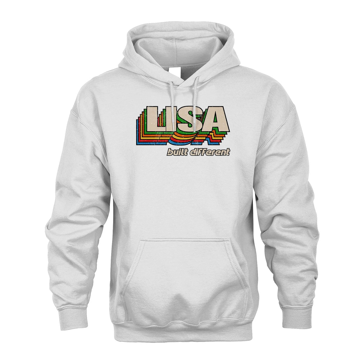 Your Name Built Different Retro Shirt LISA M1-26