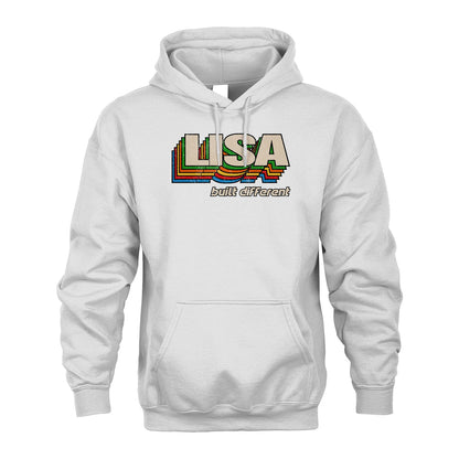 Your Name Built Different Retro Shirt LISA M1-26