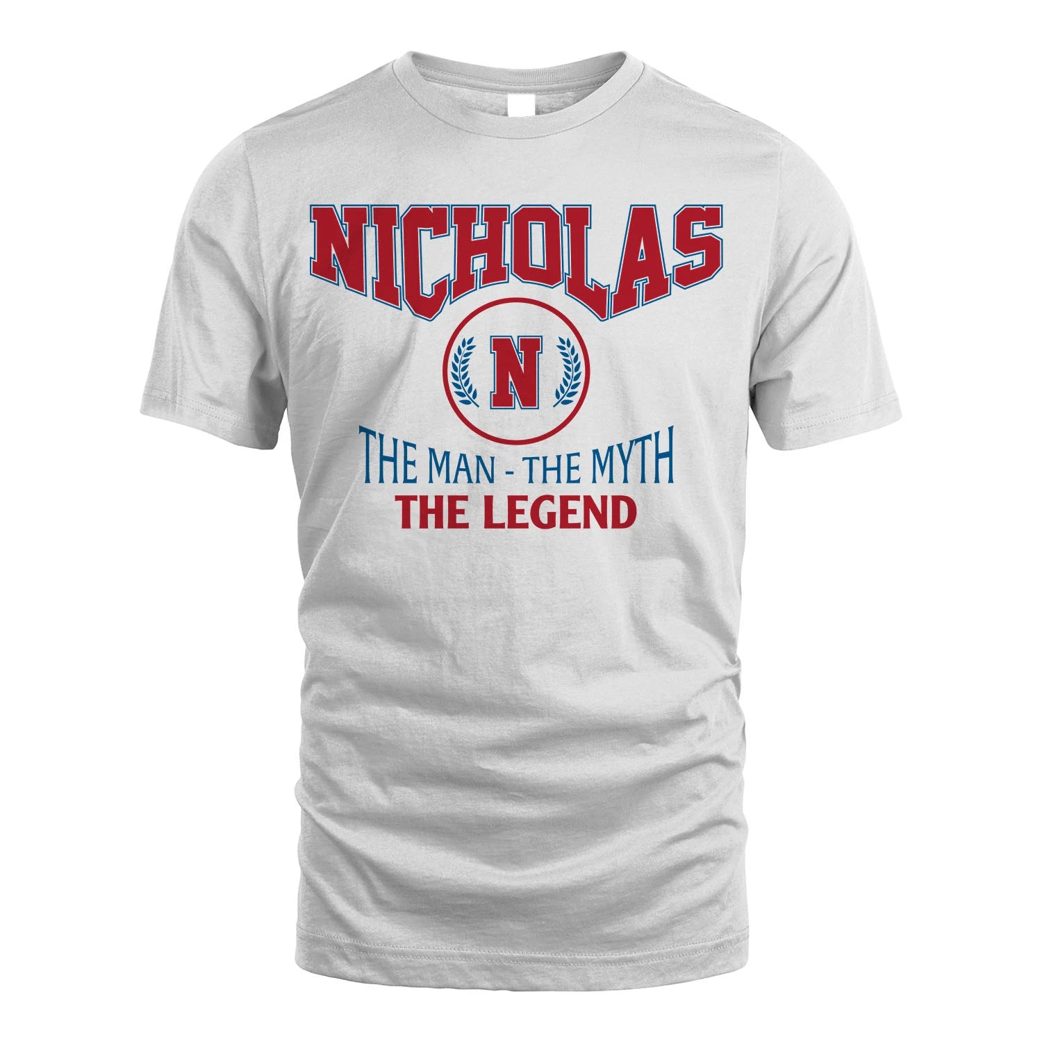 The Man The Myth The Legend Jet Style Shirt NICHOLAS M1-9