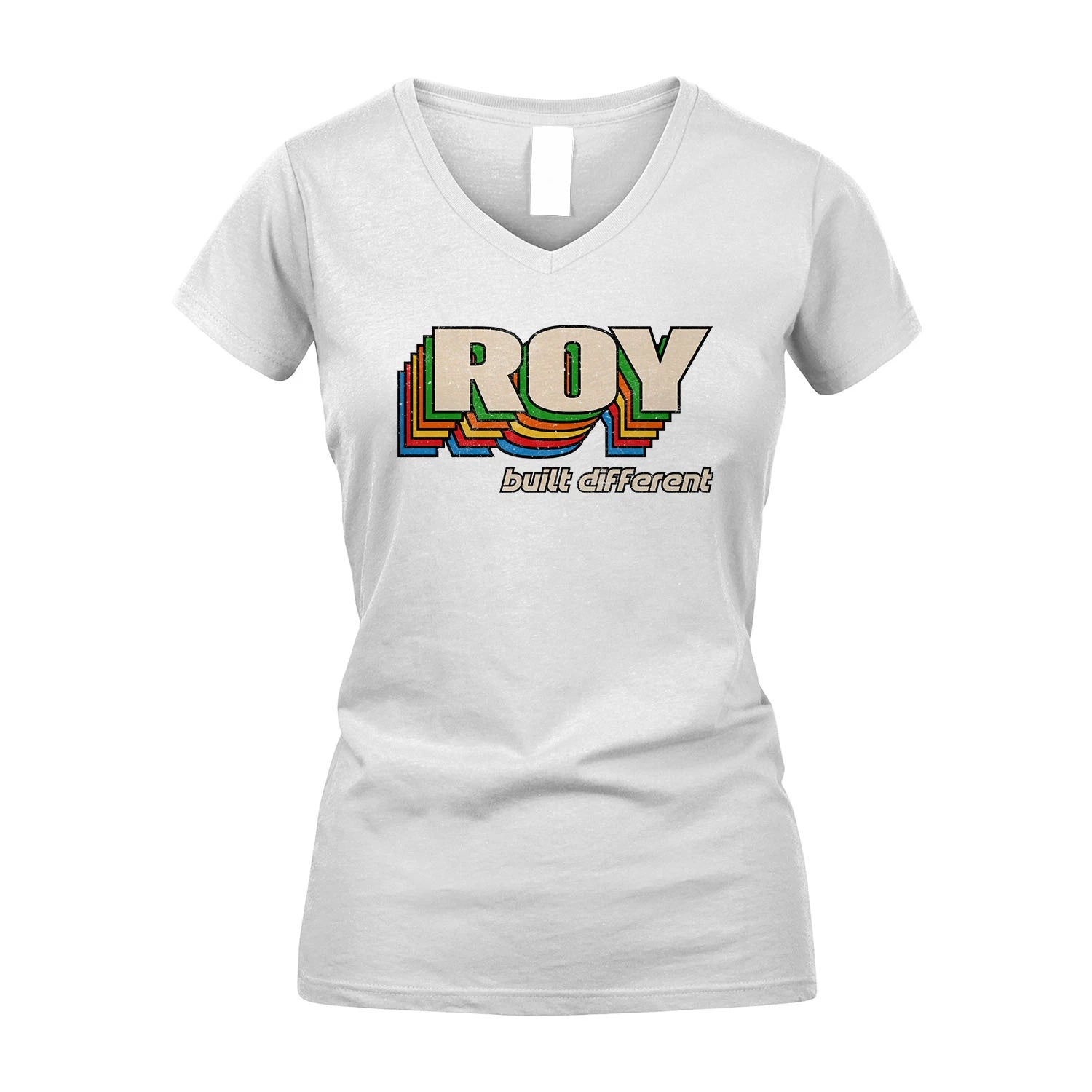 Your Name Built Different Retro Shirt ROY M1-26