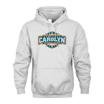 Certified Your Name Trouble Maker Shirt CAROLYN M1-36