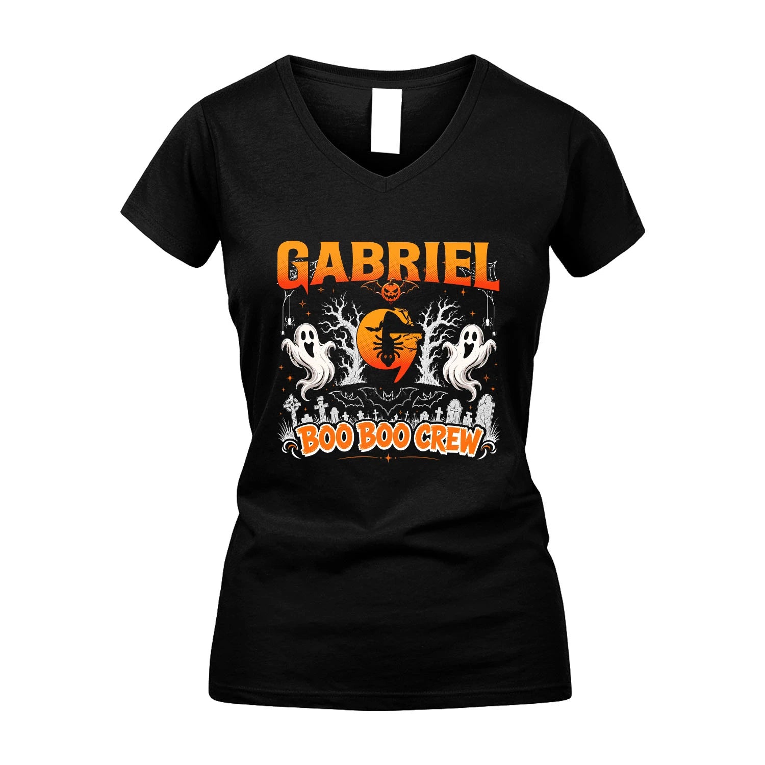 Boo Boo Crew Halloween Custom Name Shirt GABRIEL M1-28