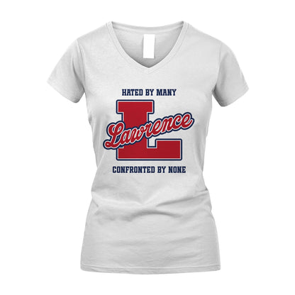 Hated By Many Confronted By None Personalized Name Shirt LAWRENCE M1-8