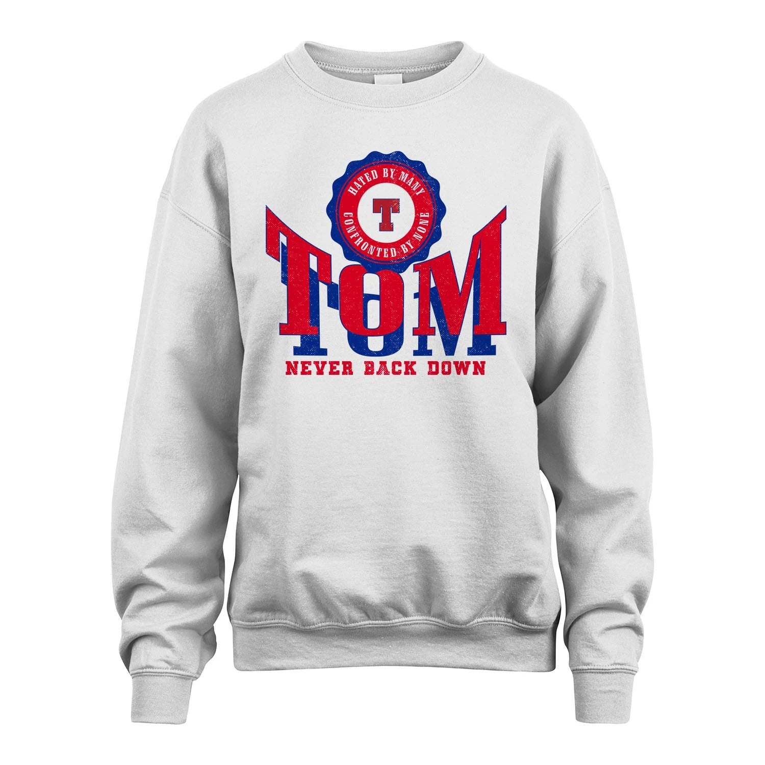 Your Name Never Back Down Shirt TOM M1-33