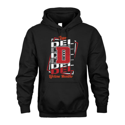 Team Your Name Lifetime Member Sporty Shirt DEL M1-25