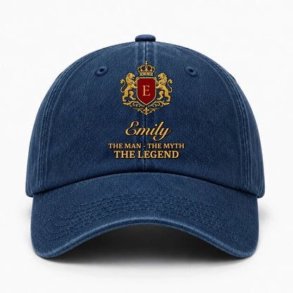 The Man The Myth The Legend Royal Blue Cap EMILY 13K1 C49PF