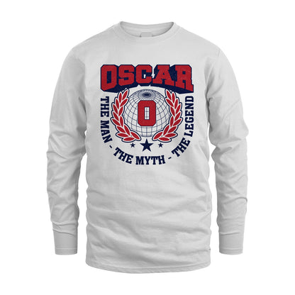 The Man The Myth The Legend Logo Shirt OSCAR M1-30