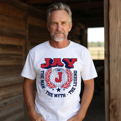 The Man The Myth The Legend Logo Shirt JAY M1-30