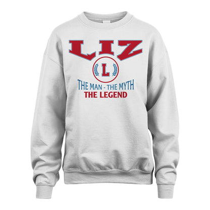 The Man The Myth The Legend Jet Style Shirt LIZ M1-9