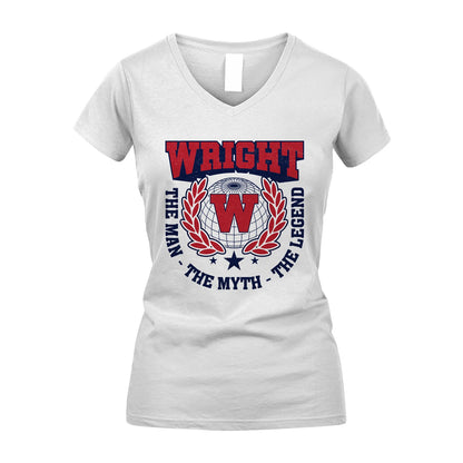 The Man The Myth The Legend Logo Shirt WRIGHT M1-30