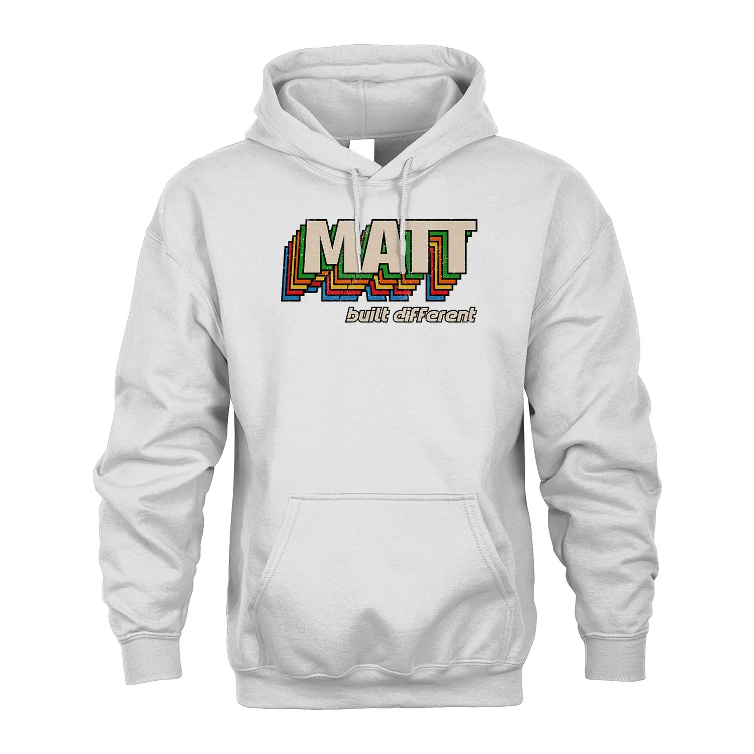 Your Name Built Different Retro Shirt MATT M1-26