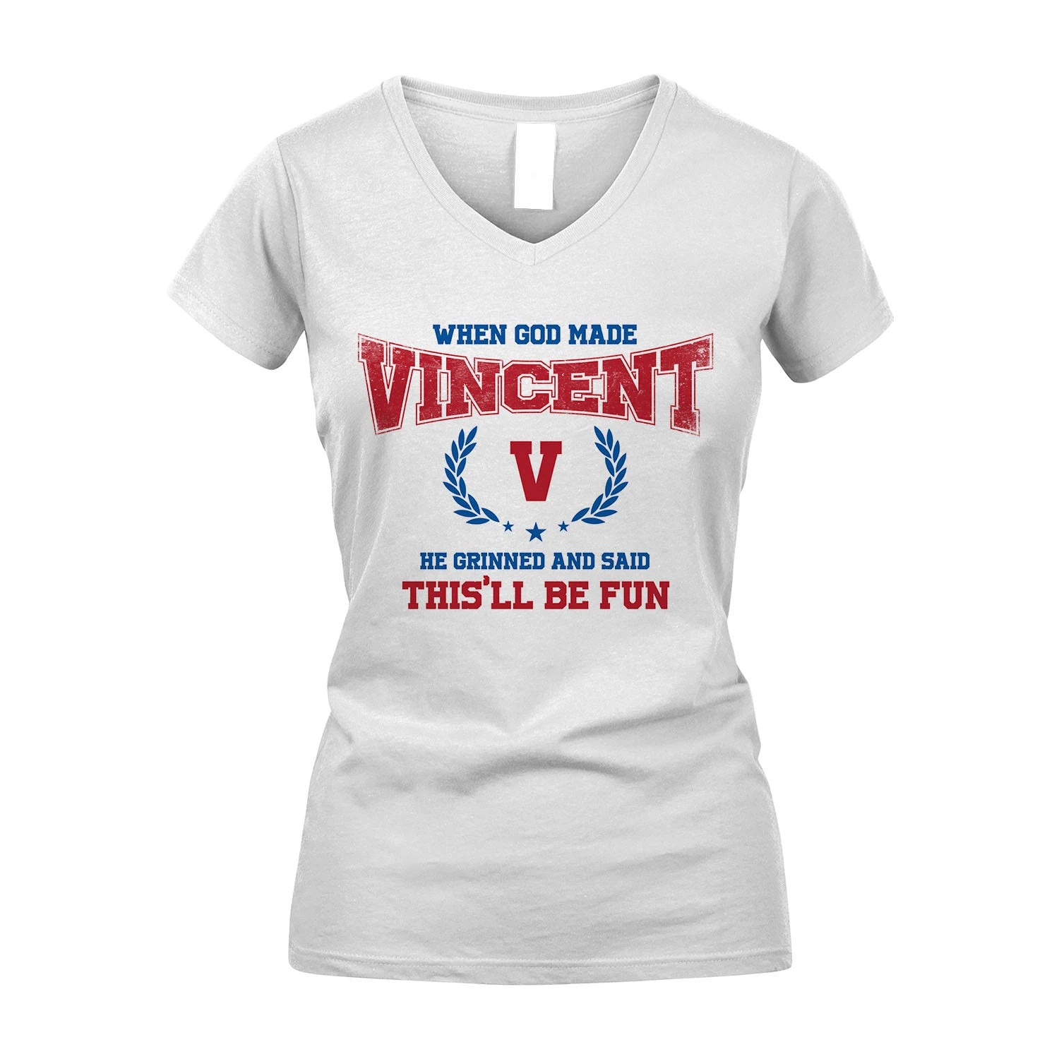 When God Made He Grinned And Said This'll Be Fun Shirt VINCENT M1-12