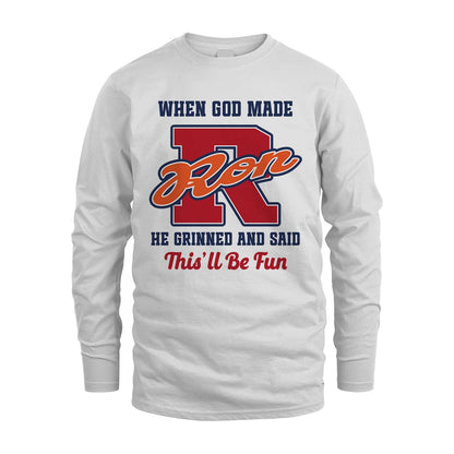 God Made Your Name Custom Shirt RON M1-16