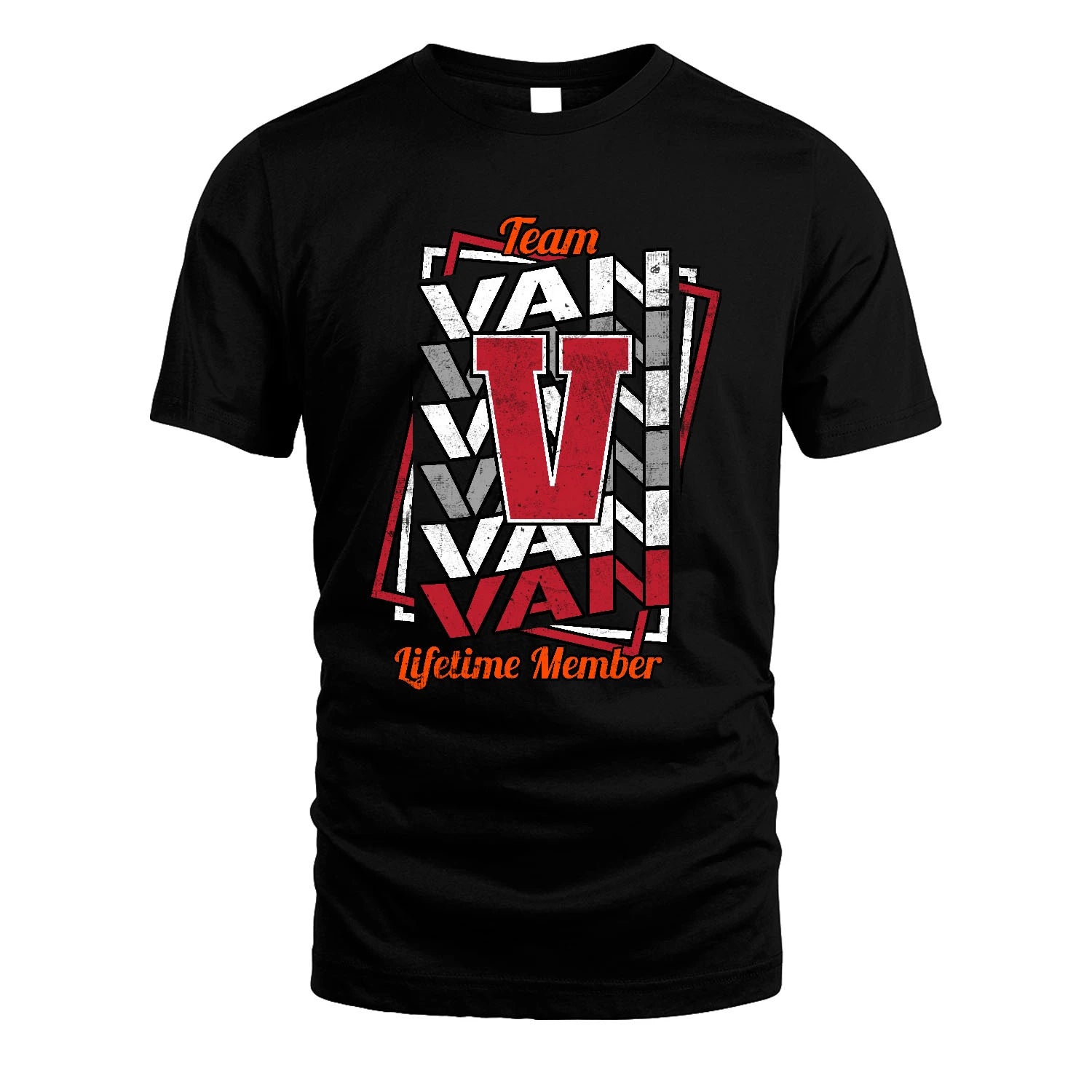 Team Your Name Lifetime Member Sporty Shirt VAN M1-25