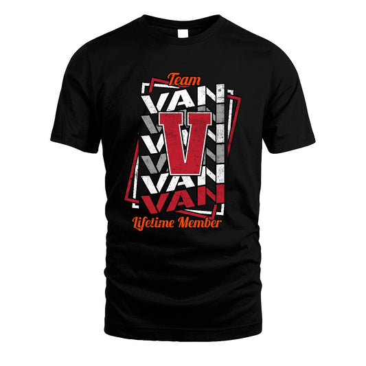 Team Your Name Lifetime Member Sporty Shirt VAN M1-25