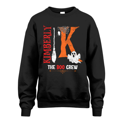 The Boo Crew Halloween With Your Name Shirt KIMBERLY M1-23