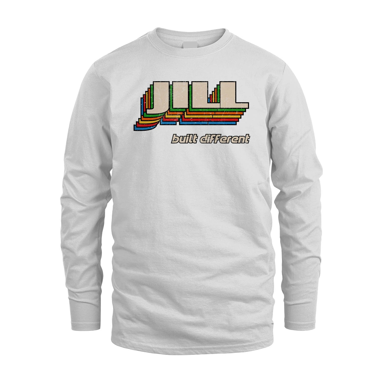 Your Name Built Different Retro Shirt JILL M1-26