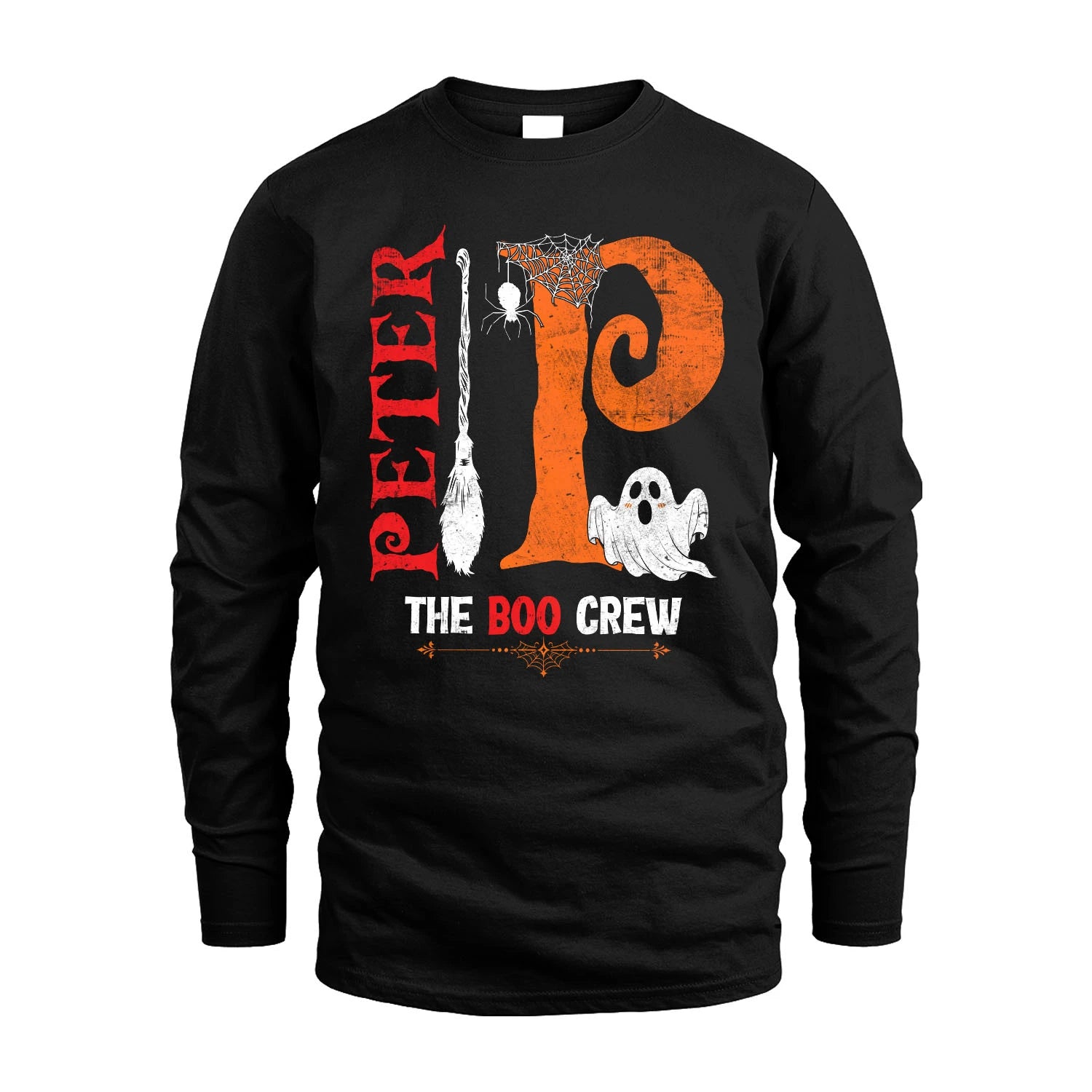 The Boo Crew Halloween With Your Name Shirt PETER M1-23