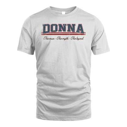 The Man The Myth The Legend Vintage Shirt DONNA M1-6