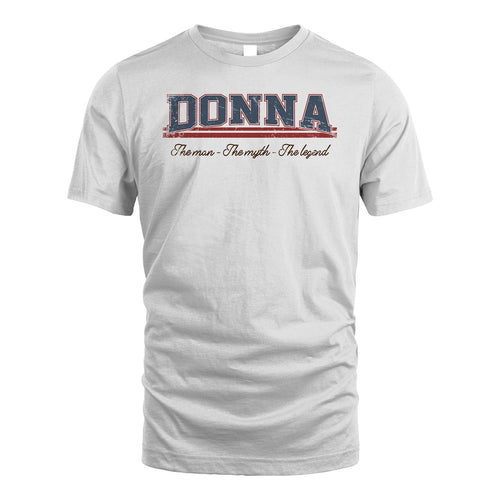 The Man The Myth The Legend Vintage Shirt DONNA M1-6