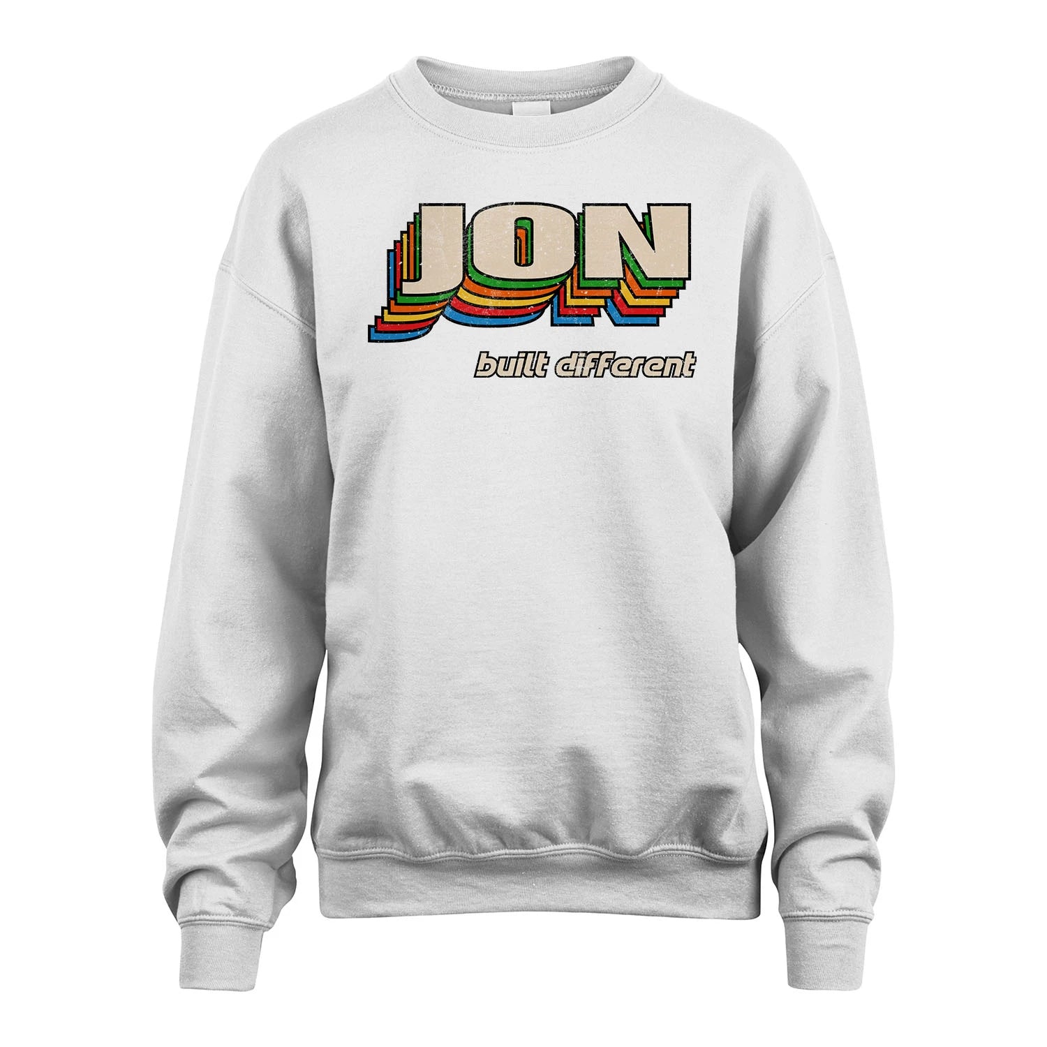 Your Name Built Different Retro Shirt JON M1-26