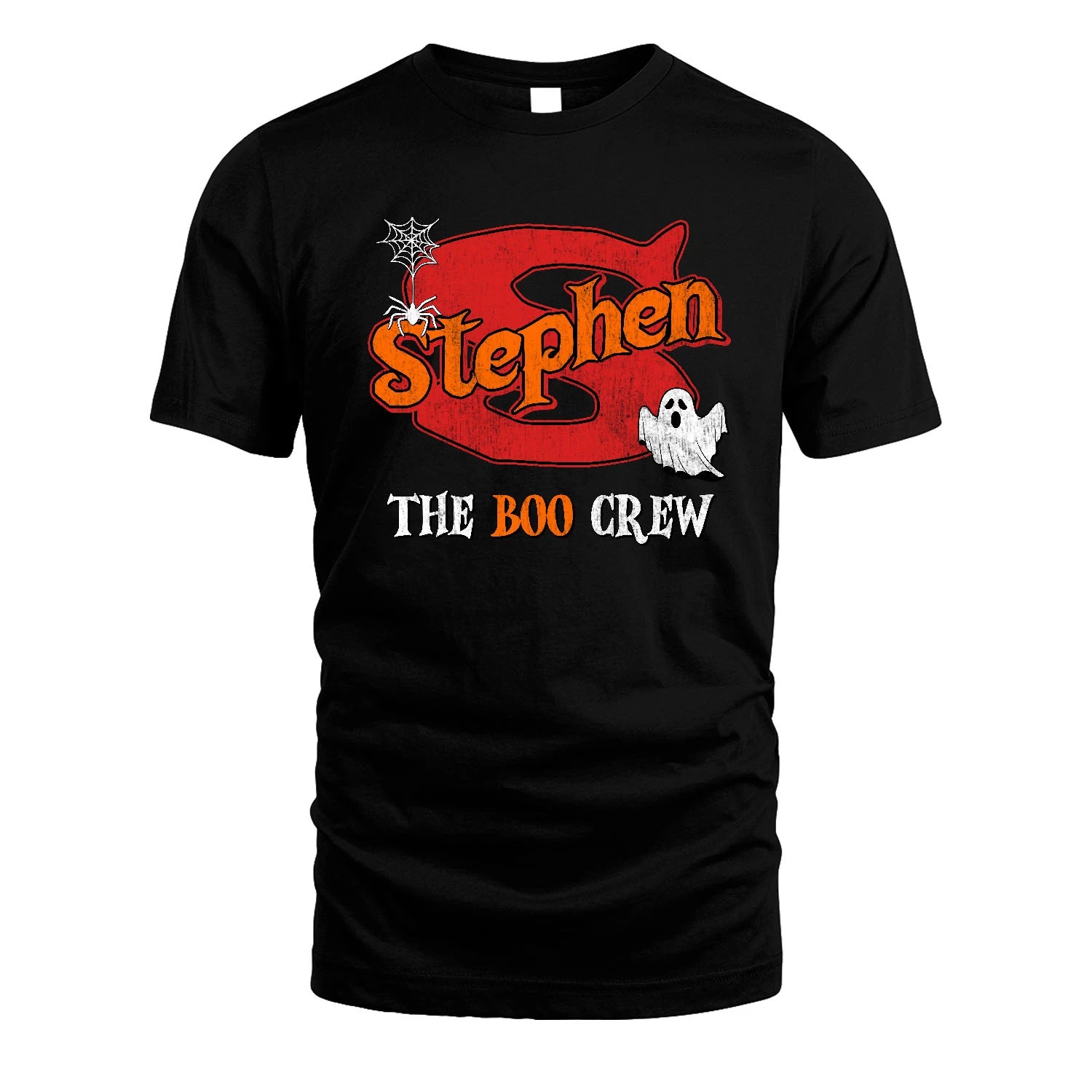 The Boo Crew Halloween Custom Name Shirt STEPHEN M1-22